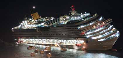 ÍGY ROHAD A VÍZ ALATT A COSTA CONCORDIA