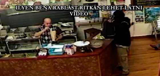 ILYEN BÉNA RABLÁST RITKÁN LEHET LÁTNI - VIDEÓ